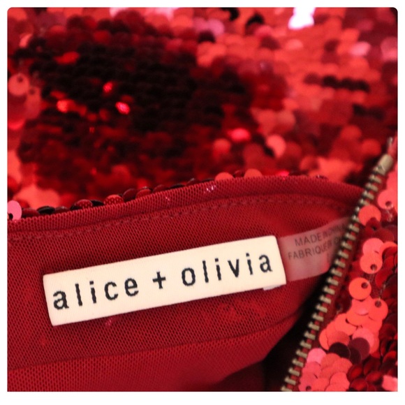 ALICE + OLIVIA Brenna Sequin Cocktail Dress - Picture 11 of 16